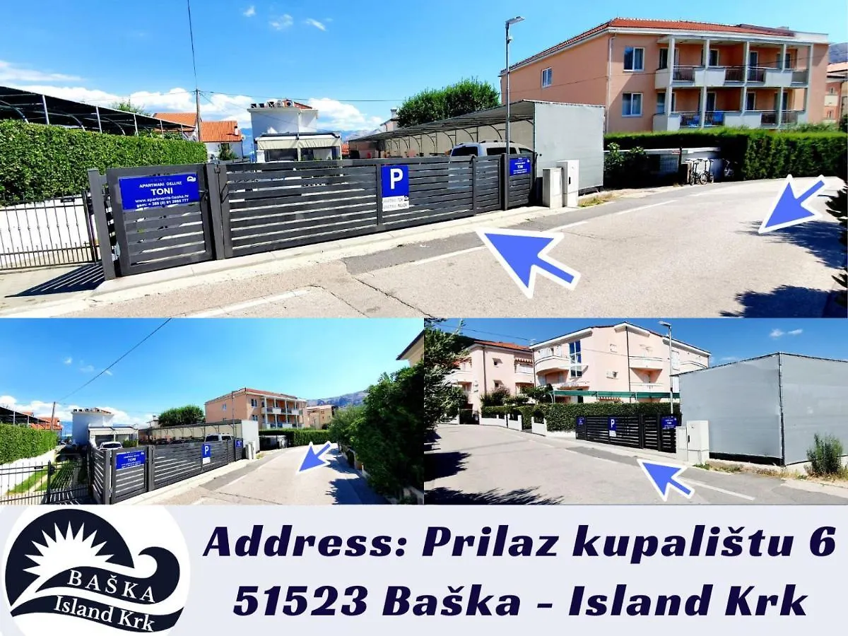 Apartments Palada 1 Baška Kroatien